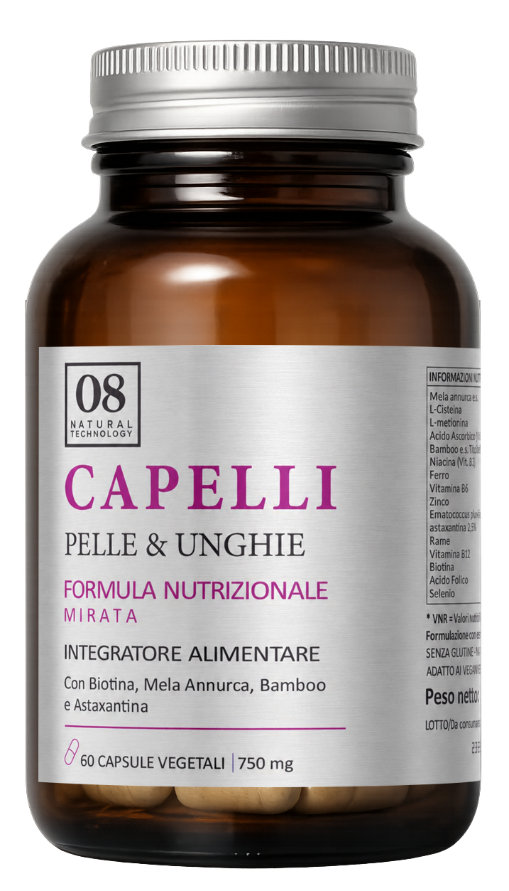 08 Natural Technology Capelli Pelle e Unghie 60 capsule